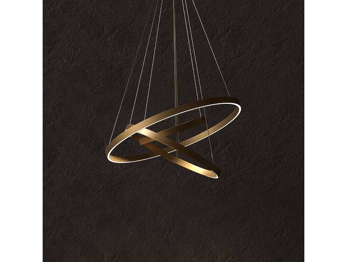 Suspension LED Rim - Type K Ø 120cm Laiton Aluminium LED Module LED