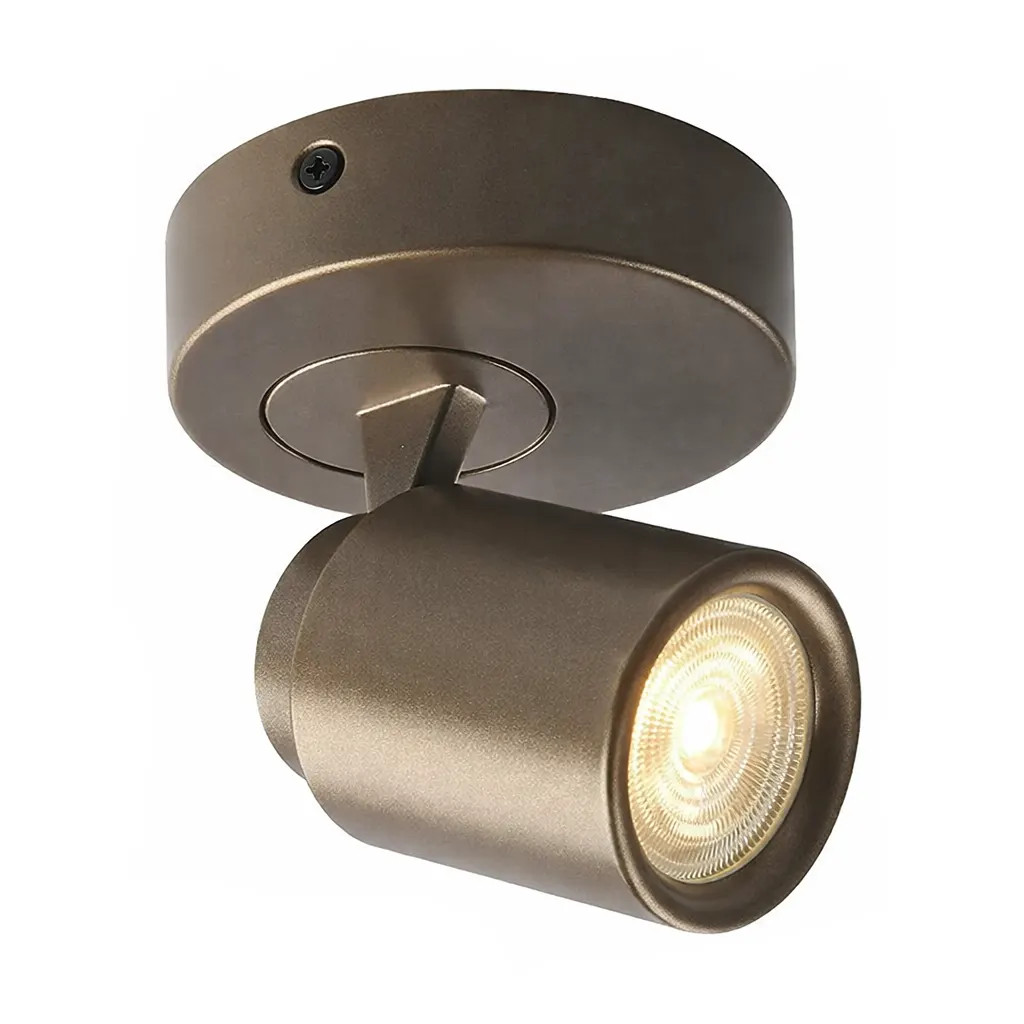 Freelight Spot Razza GU10 Wandlamp Brons Goud