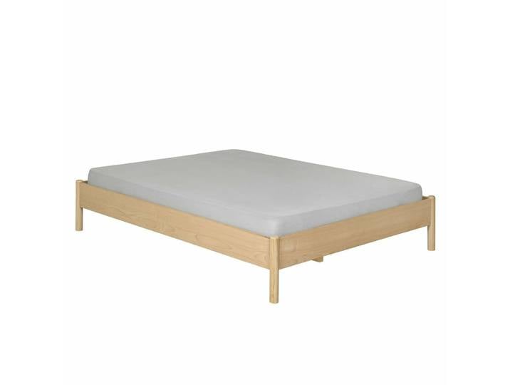 Pack lit avec matelas bois massif hêtre 140x190 cm