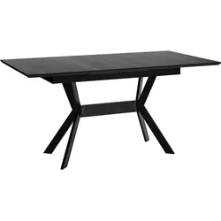 byLIVING Esstisch BREMEN, Breite 160 cm, mit Auszug 200 cm, schwarz