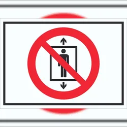 HB-Druck Personenbeförderung verboten Symbol Schild A4 (210x297mm)