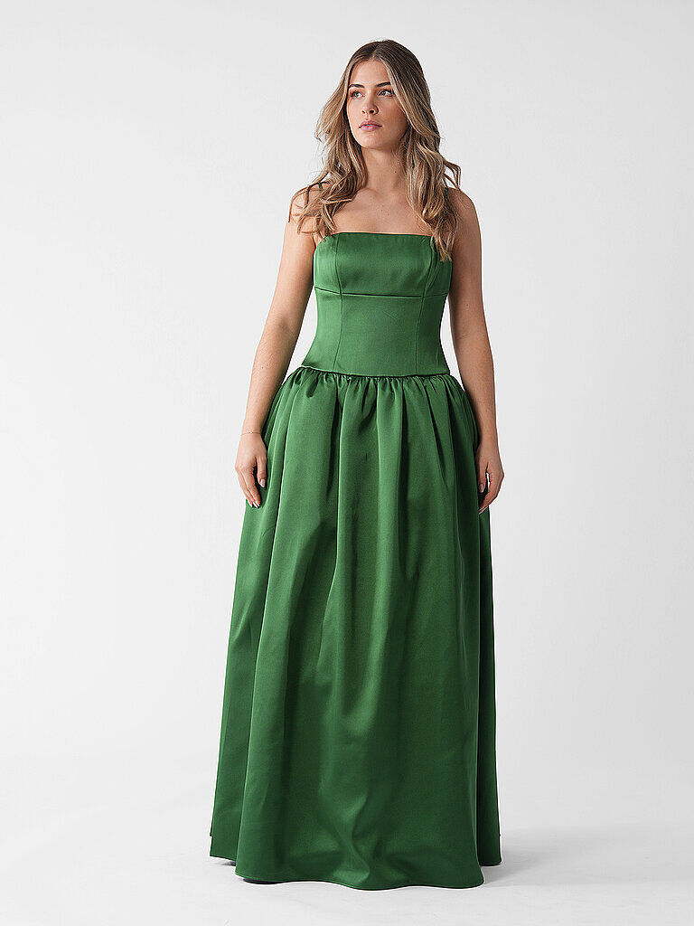 SELF-PORTRAIT Maxikleid grün   34 34
