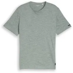 Tom Tailor Herren T-Shirt "DETAILED FINE STRIPE" - Regular Fit - 1050601-40037 Green navy injected - XXL