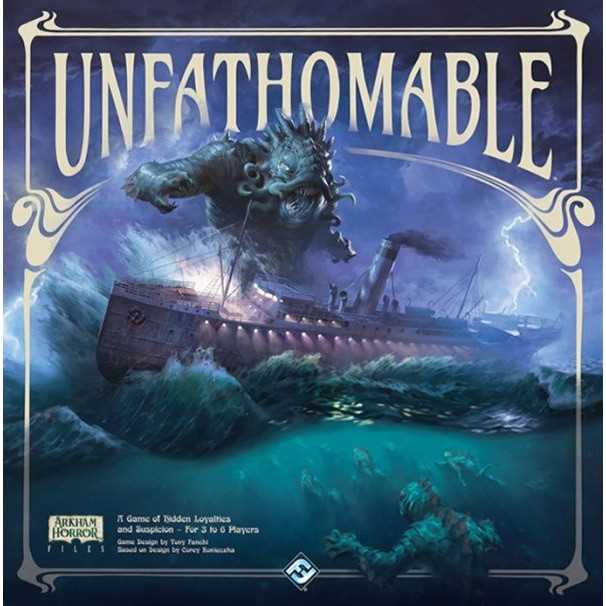 Unfathomable Strategy Board Game by Fantasy Flight Games - Cooperative Play with Hidden Traitors and Survival Mechanics