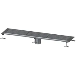 Kessel Ferrofix Kastenrinne 6030150 Edelstahl, 300x1555x63mm, Auslauf senkrecht