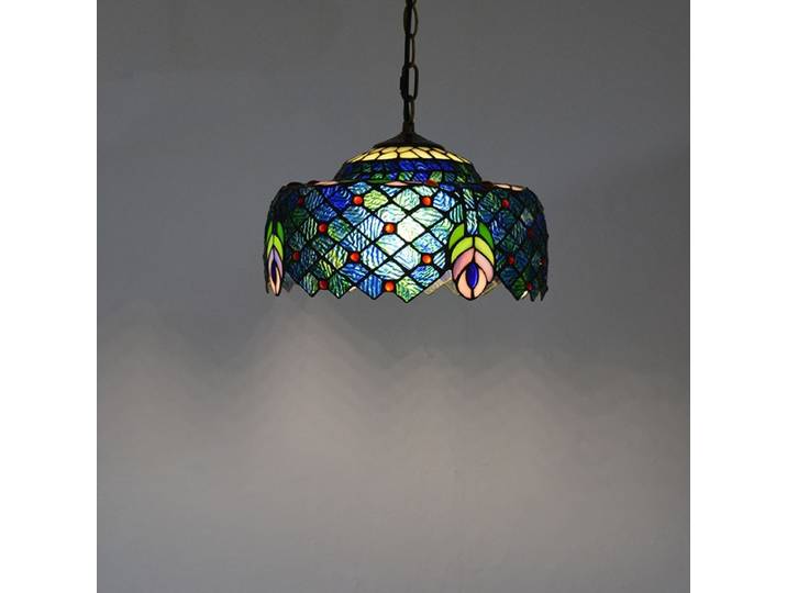 Rétro Tiffany Style coloré verre suspension LED chambre chevet Bar comptoir Restaurant balcon décor créatif lampes suspendues