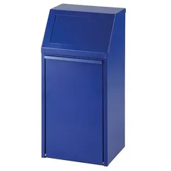 Hardwex Kippbarer Wertstoffsammler, blau, 40 l