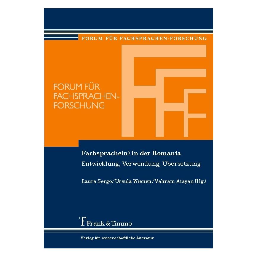 Frank & Timme Fachsprache(n) in der Romania (Deutsch, Softcover, Atayan, Laura, Sergo, Ursula, Vahram, Wienen) (55526817)