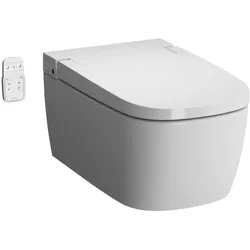 VitrA V-care Dusch-Wand-Tiefspül-WC 5674B403-6195 weiß VC, mit Bidetfunktion