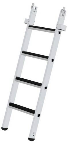 MUNK Günzburger Steigtechnik 012044 Aluminium Stufen-Baugrubenleiter