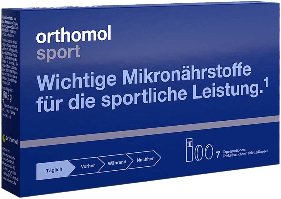 Orthomol Sport Trinkfläschchen/Tablette/Kapseln