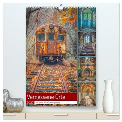 Vergessene Orte (hochwertiger Premium Wandkalender 2027 DIN A2 hoch), Kunstdruck in Hochglanz