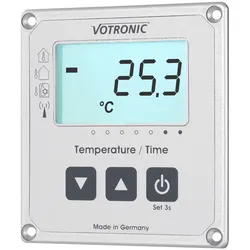 Votronic 1253 LCD-Thermometer / Uhr S Anzeige