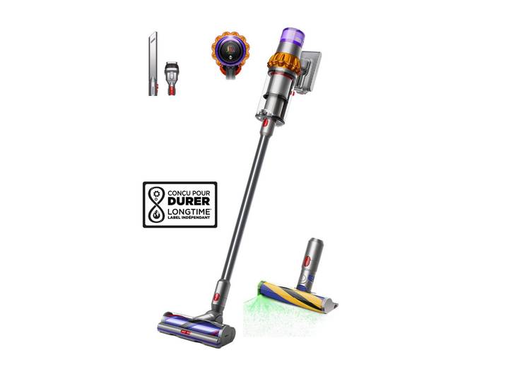 Aspirateur Sans-fil Dyson V15 Detect™ Absolute (jaune/nickel)