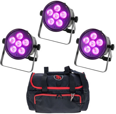 Varytec bat.PAR V2 RGBWW Bag Bundle