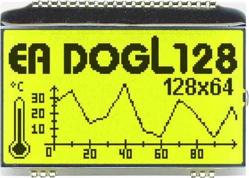 DISPLAY VISIONS LCD-Display (B x H x T) 68 x 51 x 2.8mm