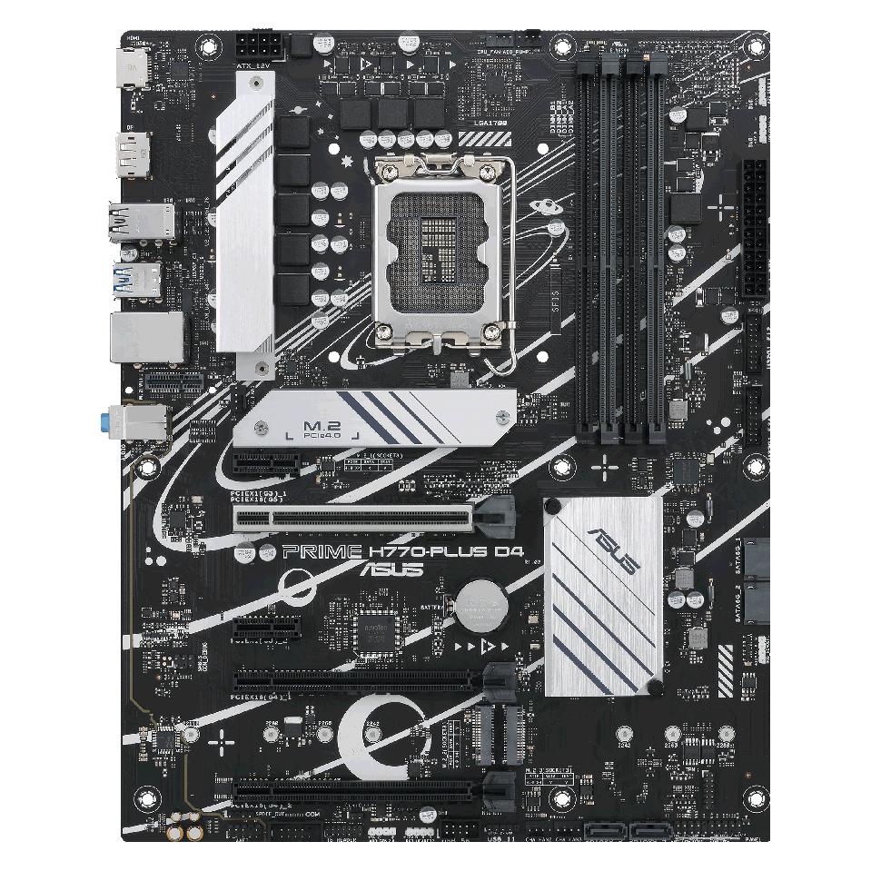 ASUS PRIME H770-PLUS D4 (LGA 1700, Intel H770, ATX) (90MB1CU0-M0EAY0)