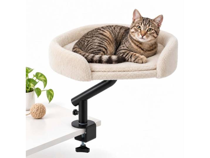 Relaxdays Katzenbett für Schreibtisch