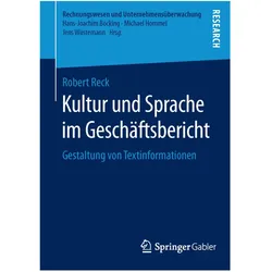 Kultur und Sprache im Geschäftsbericht, Fachbücher von Robert Reck