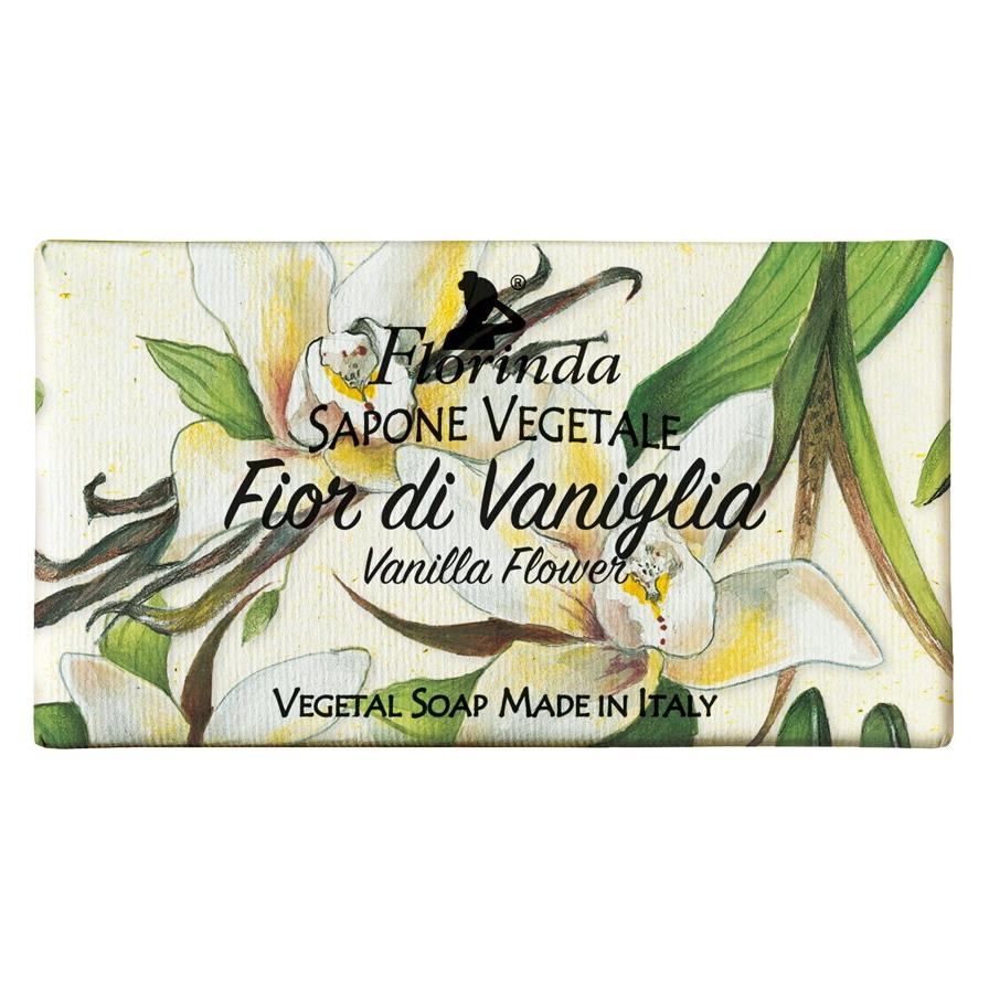 Florinda , Vanilleblüte, vegane, feuchtigkeitsspendende Duftseife, Körper, 100 g (100 g) (41946379)