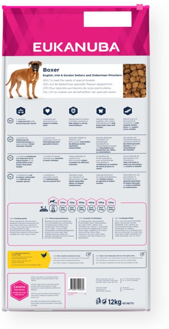Eukanuba Dog Adult Breed Specific Boxer al Pollo 12KG