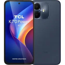 TCL K70 Power 4G (256 GB, Blue, Nebula Blue, 6.75", 4G), Smartphone, Blau