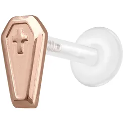 PTFE Labret mit Innengewinde + Titan-Aufsatz SARG