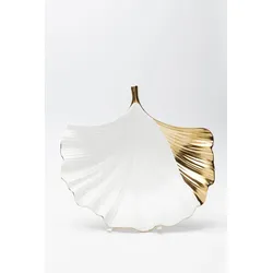 KARE DESIGN Schale Gingko Porzellan Gold