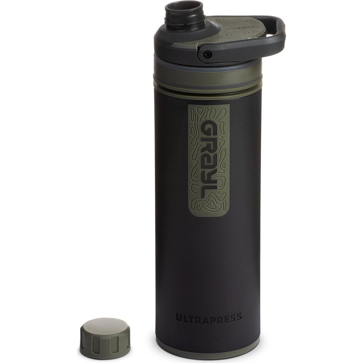 Grayl Ultrapress Wasserfilterflasche camp black (CMP-hardware) 500-CMP