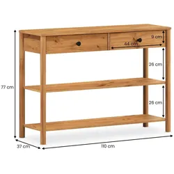 Idimex, Konsolentisch, Apoana (110 x 36 x 78 cm)