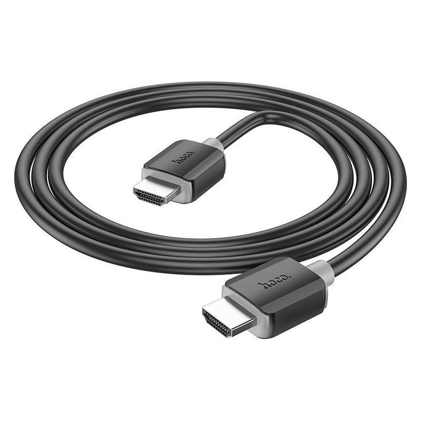 Hoco - Video Cable HDTV2.0 (US08) - HDMI to HDMI, 4K 60Hz, HDTV2.0, 18Gbps, 2m - Black (2 m) (HOCO)