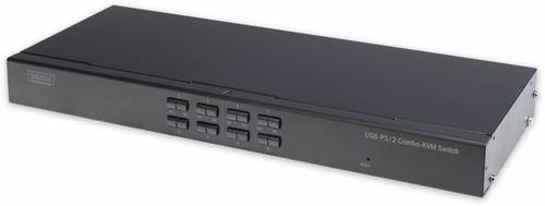 Digitus 8 Port KVM-Umschalter VGA PS/2, USB 1280 x 1024 Pixel, 1920 x 1200 Pixel