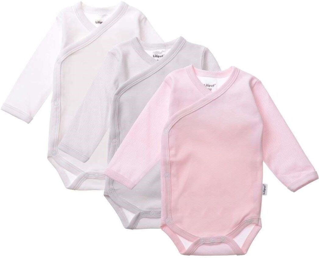 Body LILIPUT, Mädchen, Gr. 44, EURO-Größen, bunt (mehrfarbig), 100% Baumwolle, mehrfarbig, kurz, Bodys Body, mit praktischen Druckknöpfen