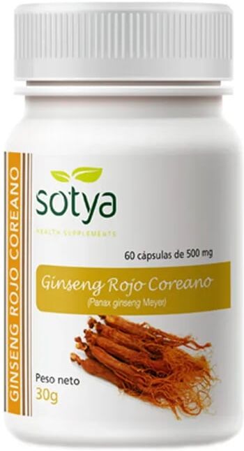 Sotya Ginseng Rojo Coreano 60 Caps