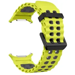 Silikon-Sportarmband für Galaxy Watch Ultra 47 mm - Lime-gray Galaxy watch Ultra
