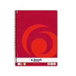 Herlitz 10834117 Notizbuch A4 80 Blätter Rot