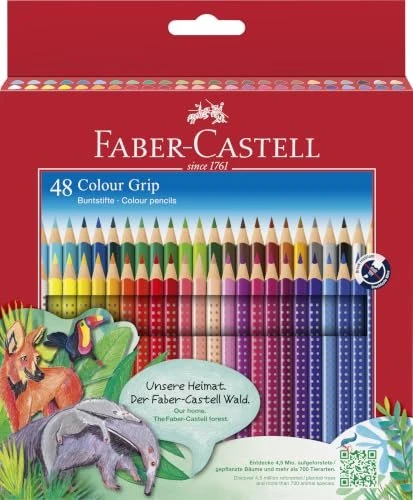 Faber-Castell Grip 2001 Buntstifte - 48 Farben