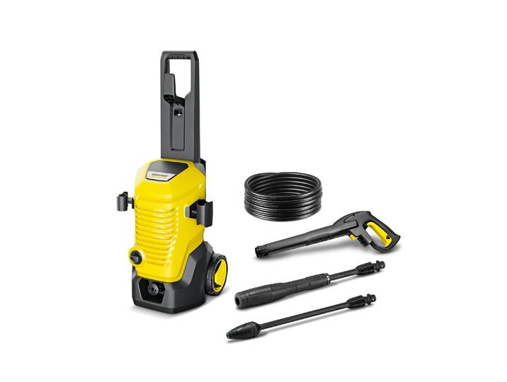 Hochdruckreiniger KÄRCHER PROFESSIONAL K 5 WCM , gelb, B:32,9cm H:90,1cm, Hochdruckreiniger, Hochdruckreiniger, Kraftvoller Hochdruckreiniger mit wassergekühltem Motor