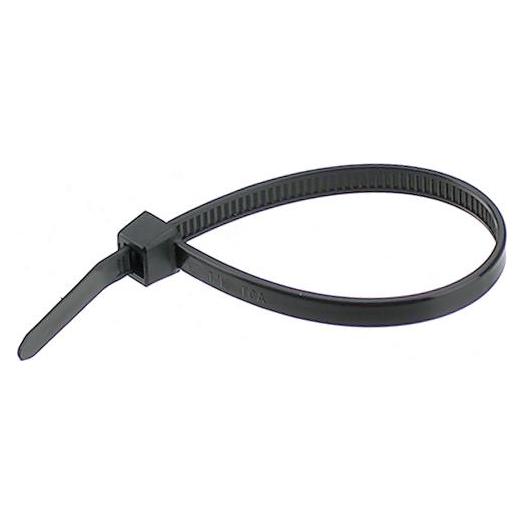 HellermannTyton Kabelbinder schwarz 102x2,5mm (100 mm, 100 Stk.) (T18RW)