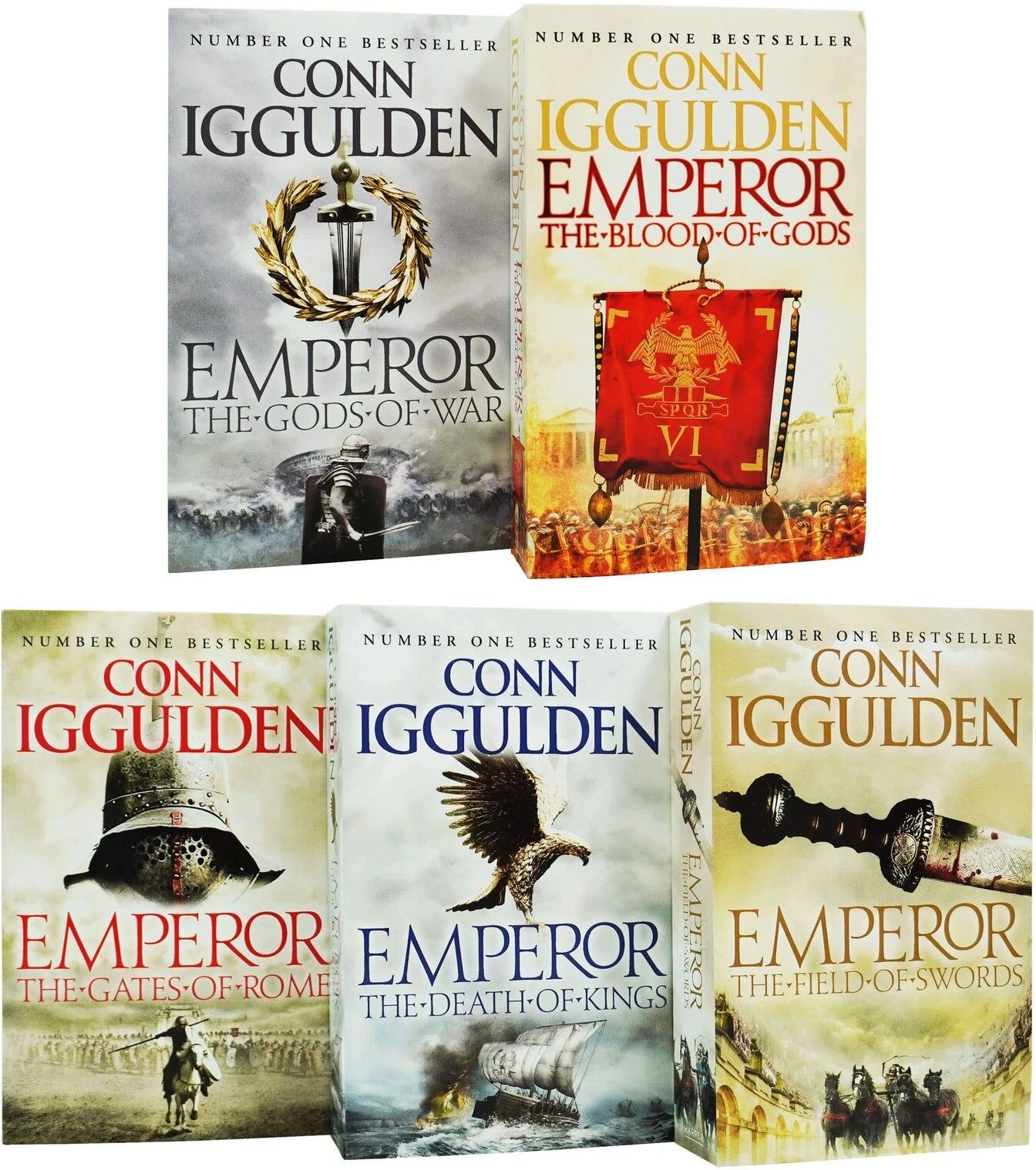 HARPERCOLLINS Conn Iggulden Emperor Series Collection 5 Books Set