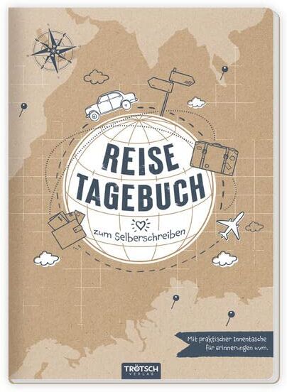 Trötsch - Trötsch Reisetagebuch: Tagebuch Reisetagebuch Eintragebuch Geschenk Geschenkidee - Preis vom 11.10.2026 03:10:56 h