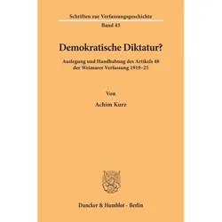 Demokratische Diktatur?, Fachbücher von Achim Kurz