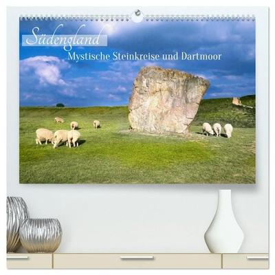 Südengland - Mystische Steinkreise und Dartmoor (hochwertiger Premium Wandkalender 2027 DIN A2 quer), Kunstdruck in Hochglanz