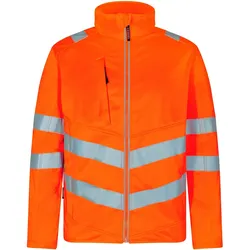 Warnschutz Softshell-Jacke "1158-237" Safety Kl. 2 - S - Orange