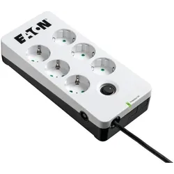 Eaton PB6D Spannungsschutz Schwarz, Weiß 6 AC-Ausgänge 220 - 250 V 1,5 m