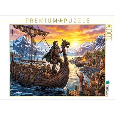 CALVENDO Puzzle Leif kehrt als Entdecker heim | 1000 Teile Lege-Größe 64 × 48 cm Foto-Puzzle für glückliche Stunden