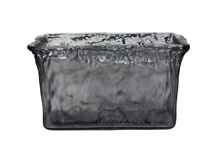 Vase Myko Grau Glas H 20 cm