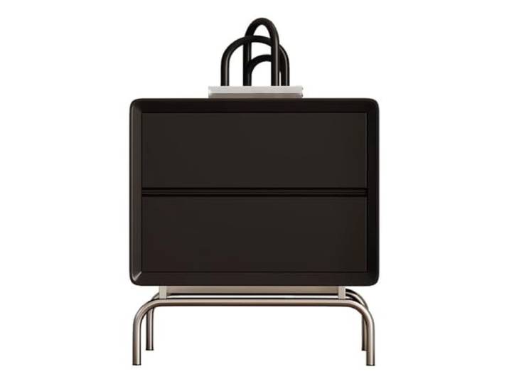 YCCHAH Bett mit Stauraum Wohnzimmer Lagerung Seite Tisch Nachttisch Nordic Stil Einfache Schlafzimmer Rack Edelstahl Schrank Desktop