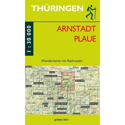 Wanderkarte Arnstadt und Plaue, Sonstige von , Grünes Herz, 978-3-86636-330-4