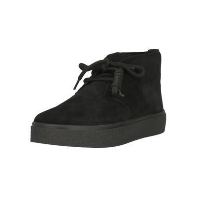 Stiefel CLARKS "Boxbee Desert", Damen, Gr. 44,5, schwarz, Schuhe Stiefel, mit robuster Mittelsohle